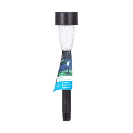 Aigostar - LED Saules enerģijas lampa LED/0,006W/1,2V 40 mAh 29,7 cm melna 6500K IP44