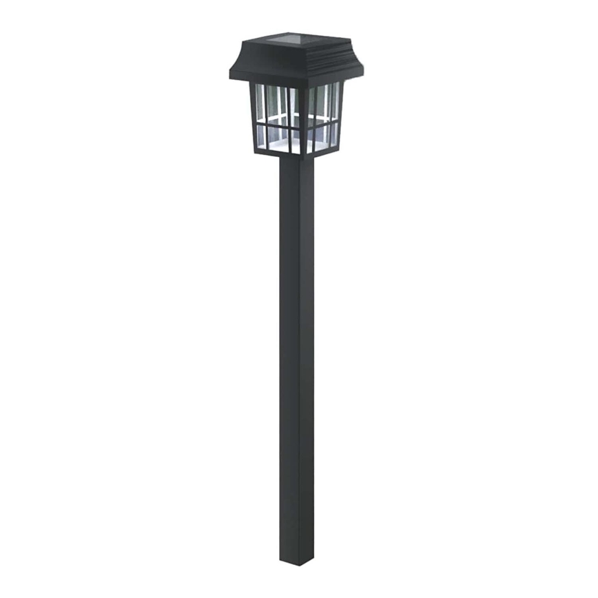 Aigostar - LED Saules enerģijas lampa LED/0,006W/1,2V 32 cm 40 mAh melna 6500K IP44
