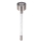 Aigostar - LED Saules enerģijas lampa LED/0,006W/1,2V 36,7cm matēts hroms 2700K 40 mAh IP44