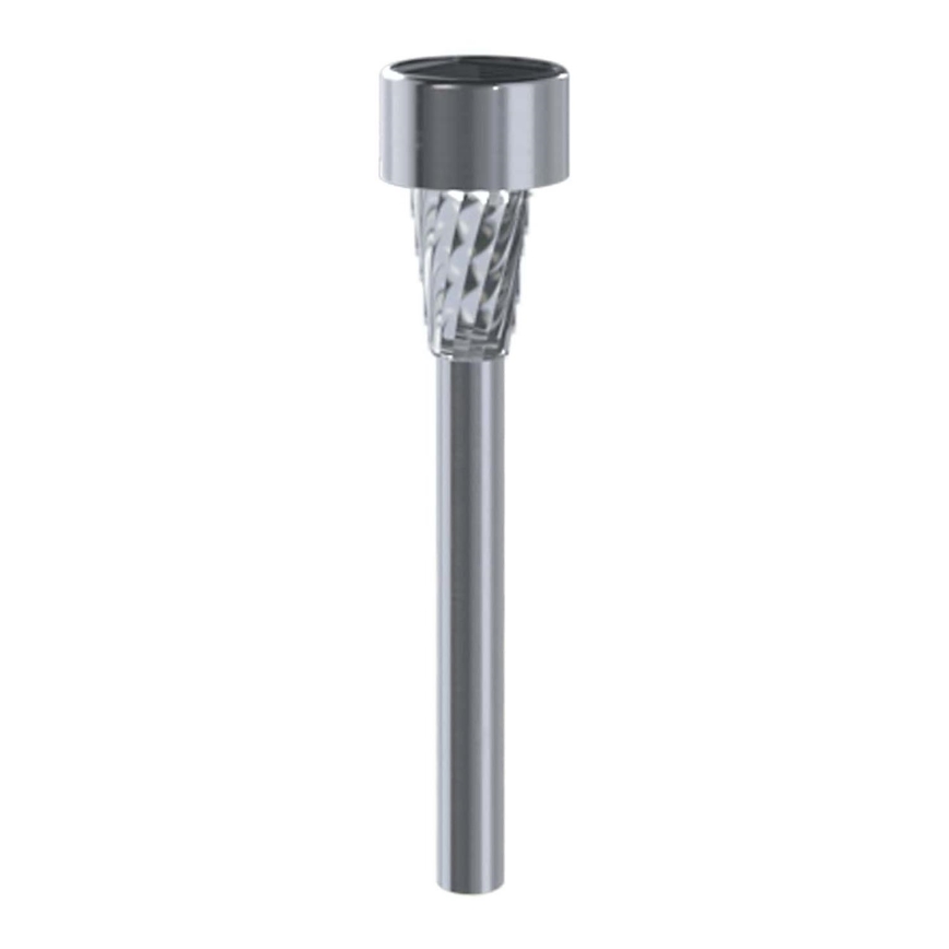 Aigostar - LED Saules enerģijas lampa LED/0,006W/1,2V 40 mAh 29,5 cm matēts hroms 6500K IP44