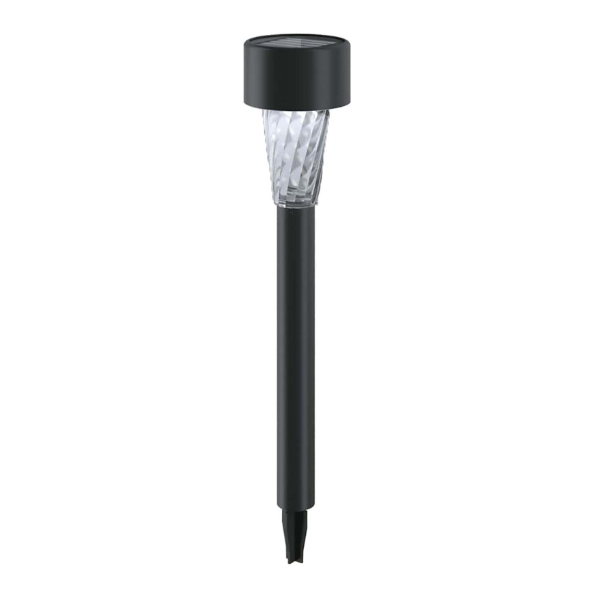 Aigostar - LED Saules enerģijas lampa LED/0,006W/1,2V 40 mAh 29,5 cm melna 6500K IP44