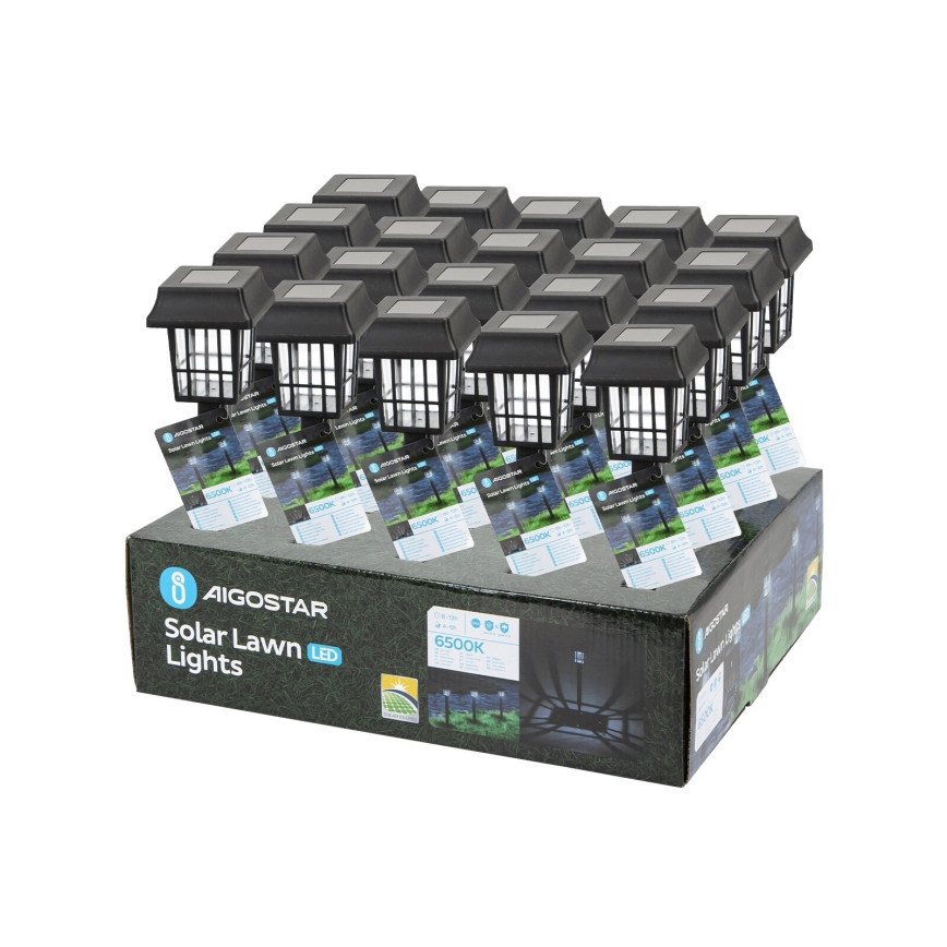 Aigostar - LED Saules enerģijas lampa LED/0,006W/1,2V 40mAh 6500K IP44