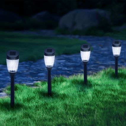 Aigostar - LED Saules enerģijas lampa LED/0,006W/1,2V 40mAh 6500K IP44 zvaigzne