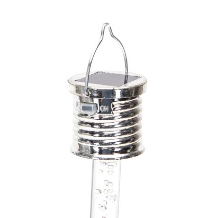 Aigostar - LED Saules enerģijas lampa LED/0,006W/1,2V hroms 2700K IP44