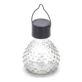 Aigostar - LED Saules enerģijas lampa LED/0,006W/1,2V melna 100 mAh 2700K IP44