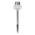 Aigostar - LED Saules enerģijas lampa LED/0,012W/1,2V 100 mAh 6500K IP44 38,4 cm