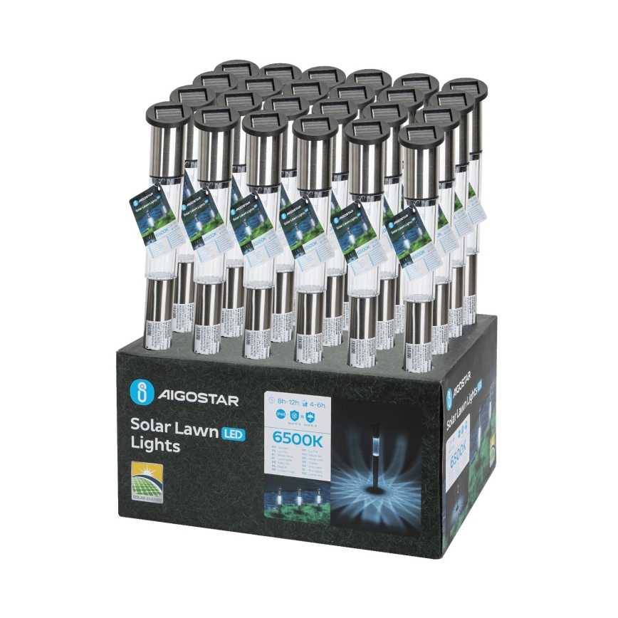 Aigostar - LED Saules enerģijas lampa LED/0,012W/1,2V 100 mAh 6500K IP44