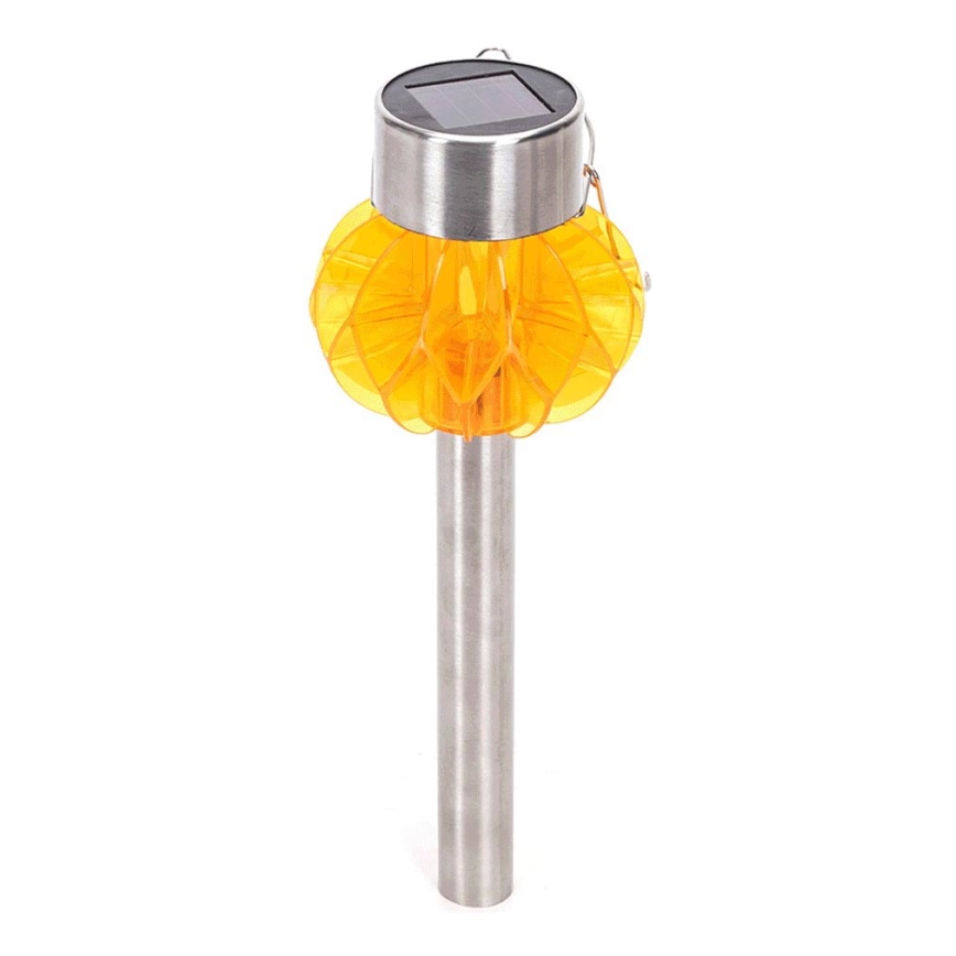 Aigostar - LED Saules enerģijas lampa LED/0,012W/1,2V 38,4cm 3000K IP44 oranža