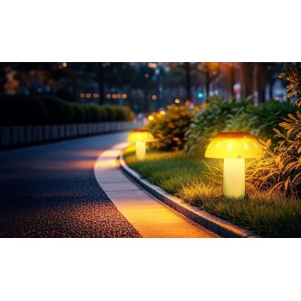 Aigostar - LED Saules enerģijas lampa LED/0,024W/1,2V 200 mAh 2700K IP44
