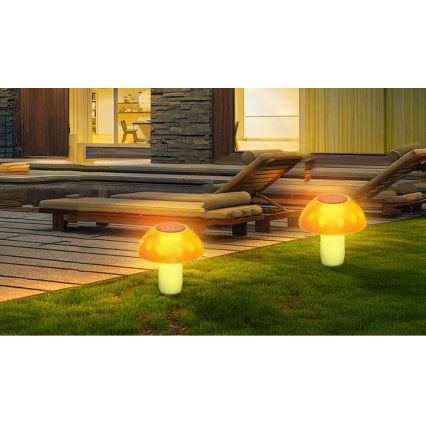 Aigostar - LED Saules enerģijas lampa LED/0,024W/1,2V 200 mAh 2700K IP44