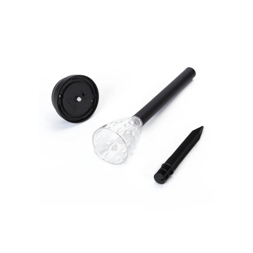 Aigostar - LED Saules enerģijas lampa LED/0,06W/2V 33,5 cm 6500K IP44 100 mAh melna