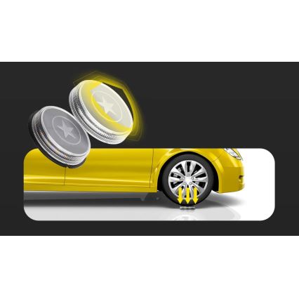 Aigostar - LED Saules enerģijas lampa LED/0,6W/5,5V 24,5 cm 500 mAh 3200K IP66 melna