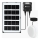 Aigostar - LED Saules enerģijas lampa LED/35W/12V 3000 mAh 6500K d. 16,8 cm + tālvadības pults