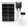 Aigostar - LED Saules enerģijas lampa LED/70W/12V 6000 mAh 6500K d. 20,5 cm + tālvadības pults