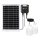 Aigostar - LED Saules enerģijas lustra 2xLED/35W/12V 6000 mAh 6500K d. 10 cm + tālvadības pults