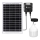 Aigostar - LED Saules enerģijas lustra ar sensoru LED/70W/12V 6000 mAh 6500K d. 12 cm + tālvadības pults
