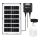 Aigostar - LED Saules enerģijas lustra LED/35W/12V 3000 mAh 6500K d. 10 cm + tālvadības pults