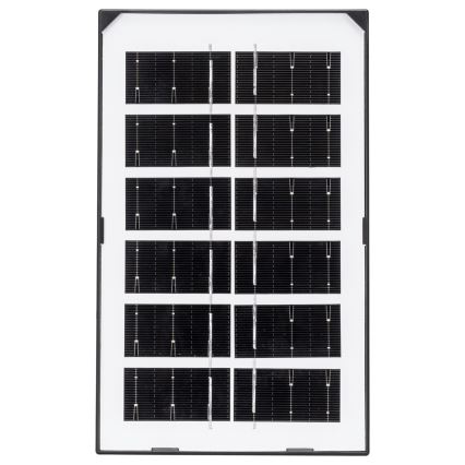 Aigostar - LED Saules enerģijas lustra LED/35W/12V 3000 mAh 6500K d. 15 cm + tālvadības pults