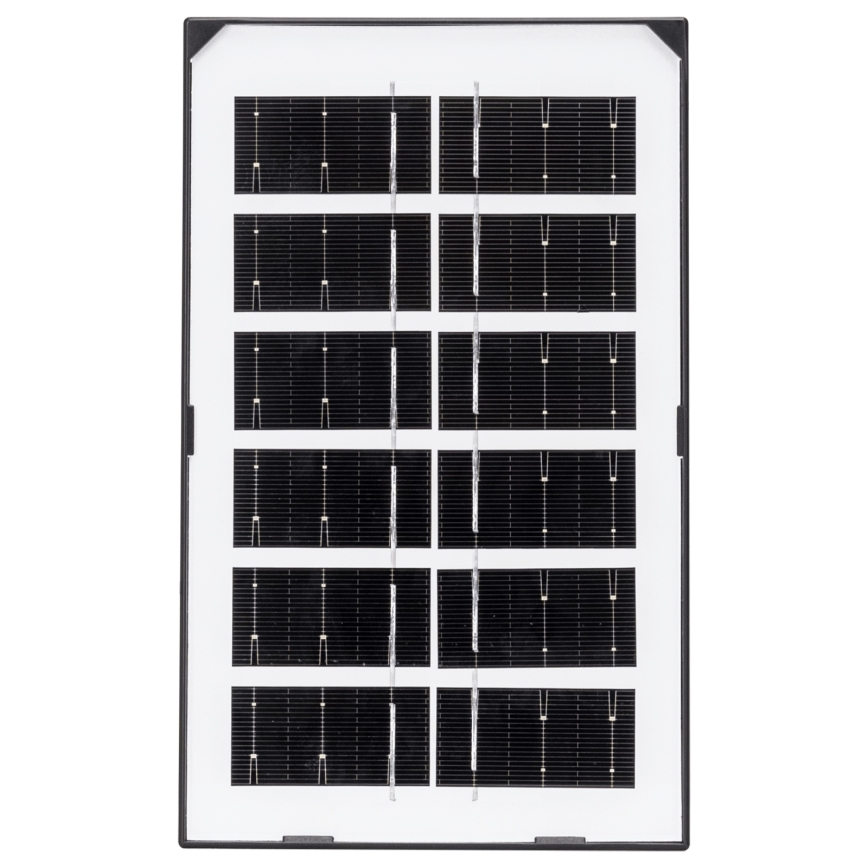 Aigostar - LED Saules enerģijas lustra LED/35W/12V 3000 mAh 6500K d. 15 cm + tālvadības pults