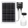 Aigostar - LED Saules enerģijas lustra LED/70W/12V 6000 mAh 6500K d. 12 cm + tālvadības pults
