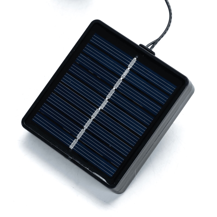 Aigostar - LED Saules enerģijas rotājums 60xLED/3,5m IP65 silti balta olīvu