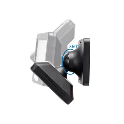 Aigostar - LED Saules enerģijas sienas lampa ar sensoru LED/0,64W/3,7V 600 mAh 6500K IP44