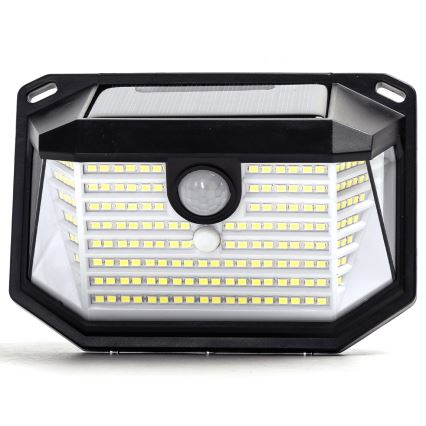 Aigostar - LED Saules enerģijas sienas lampa ar sensoru LED/0,8W/5,5V 1200 mAh 6500K IP65