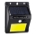 Aigostar - LED Saules enerģijas sienas lampa ar sensoru LED/13W/5,5V 6500K IP65