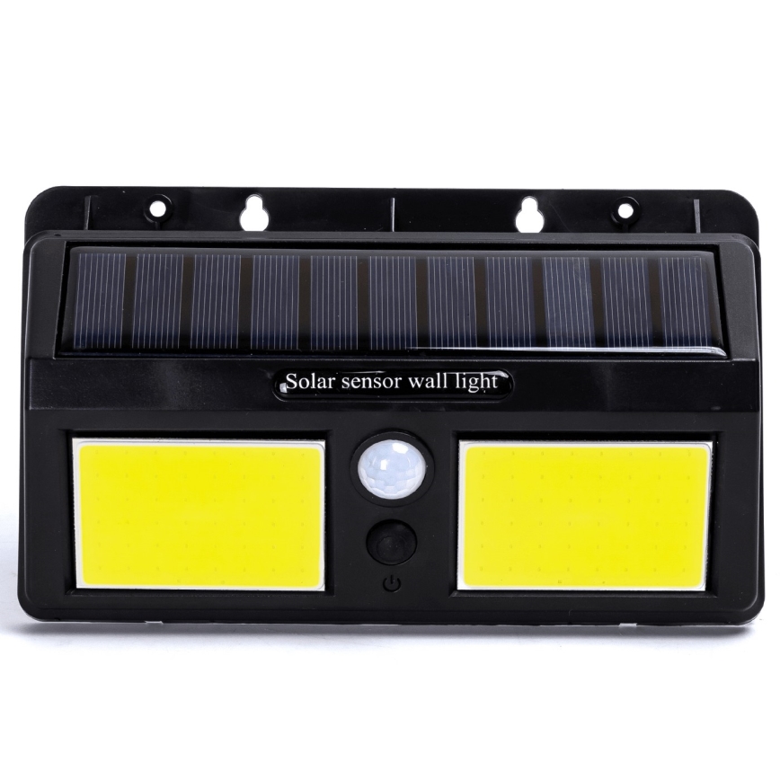 Aigostar - LED Saules enerģijas sienas lampa ar sensoru LED/20W/5,5V 2400 mAh 6500K IP65