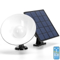 Aigostar - LED Saules enerģijas sienas lampa LED/3,2V 3000K/4000K/6500K IP65 + tālvadības pults