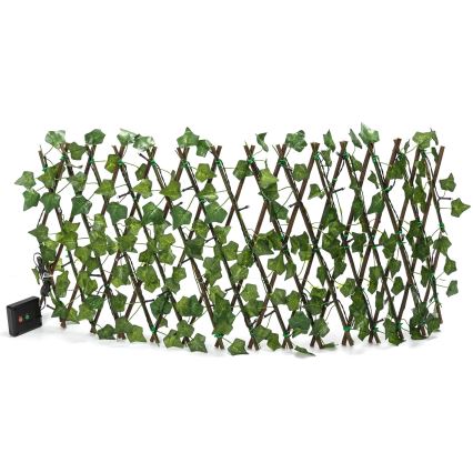 Aigostar - LED Saules enerģijas virtene 56xLED/2x0,4m IP65 silti balta ivy