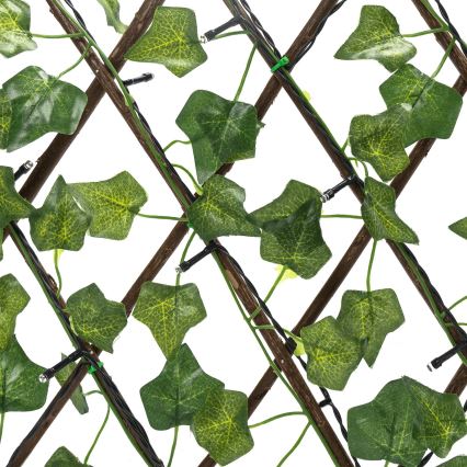 Aigostar - LED Saules enerģijas virtene 56xLED/2x0,4m IP65 silti balta ivy