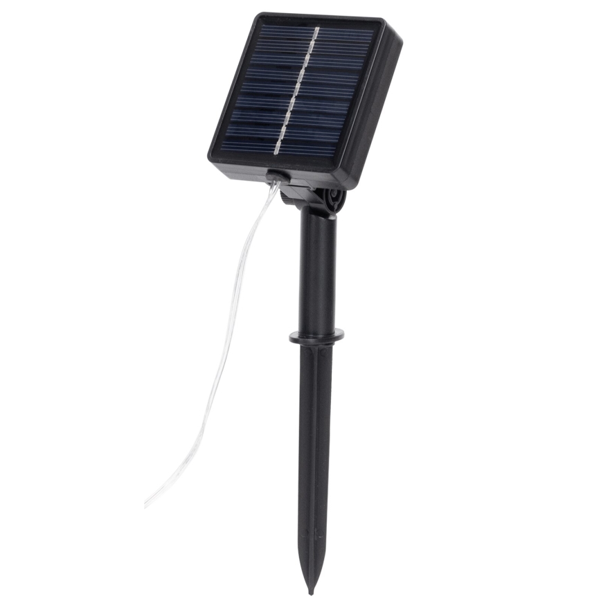 Aigostar - LED Saules enerģijas virtene 70xLED/4x1m IP65 silti balta olīvu
