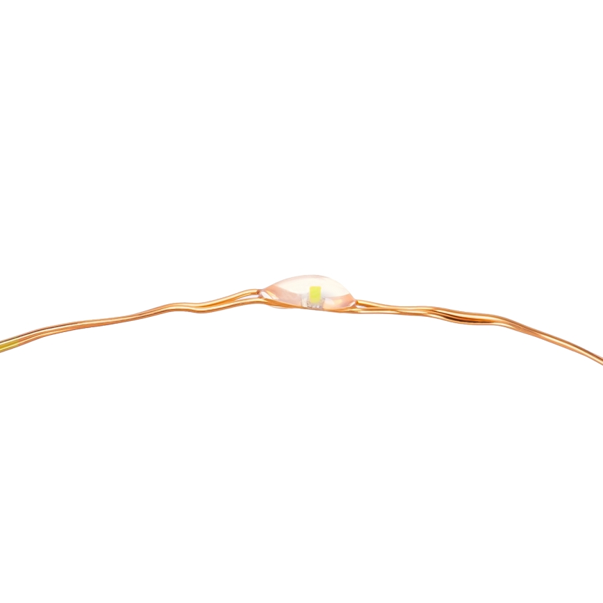 Aigostar - LED Saules enerģijas virtene LED/8 funkcijas 12m IP65 silti balta