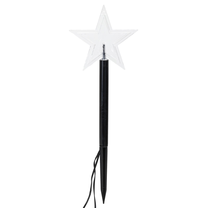 Aigostar - LED Saules enerģijas Ziemassvētki lampa LED/0,054W/1,2V 1m IP65 800 mAh silti balta