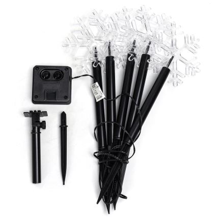 Aigostar - LED Saules enerģijas Ziemassvētki lampa LED/0,054W/1,2V 1m IP65 vēsi balta