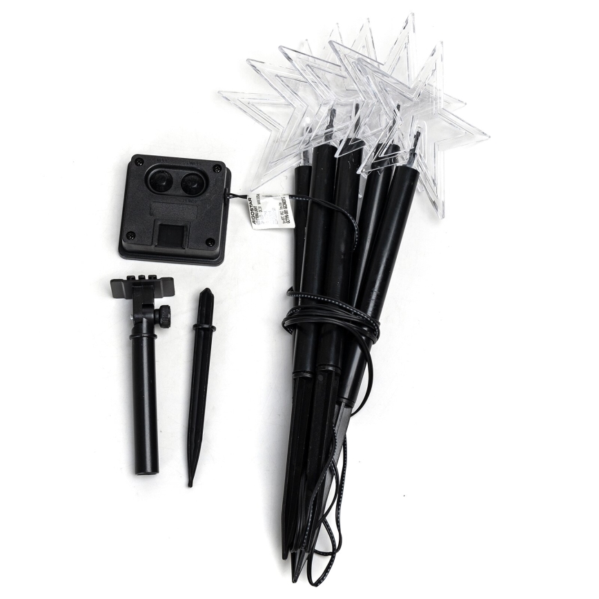 Aigostar - LED Saules enerģijas Ziemassvētki lampa LED/0,054W/1,2V 1m IP65 vēsi balts