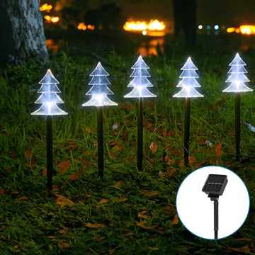 Aigostar - LED Saules enerģijas Ziemassvētki lampa LED/0,054W/1,2V 1m IP65 vēsi balts