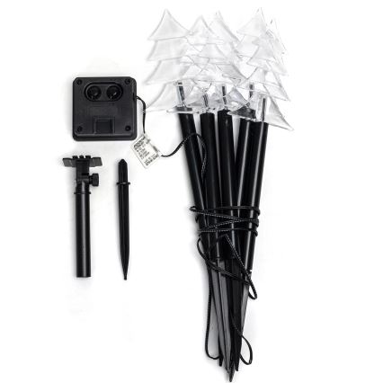 Aigostar - LED Saules enerģijas Ziemassvētki lampa LED/0,054W/1,2V 1m IP65 vēsi balts