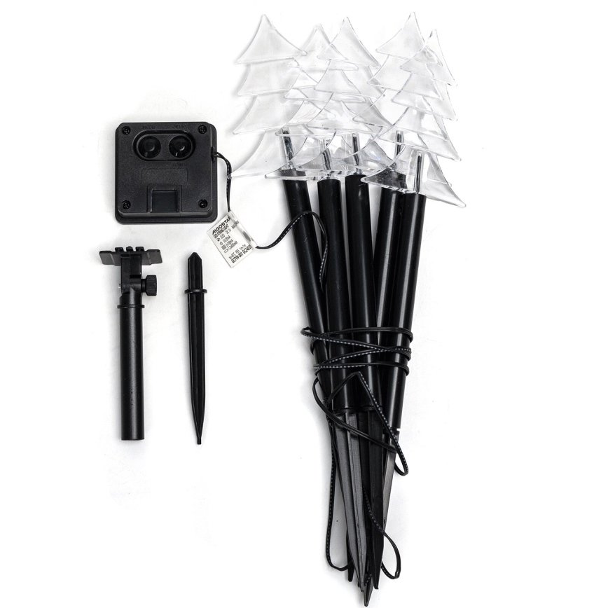 Aigostar - LED Saules enerģijas Ziemassvētki lampa LED/0,054W/1,2V 1m IP65 vēsi balts