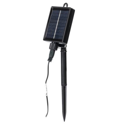 Aigostar - LED Saules enerģijas Ziemassvētku virtene 10xLED/8 funkcijas 6,5m IP65 daudzkrāsaina