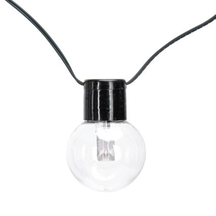 Aigostar - LED Saules enerģijas Ziemassvētku virtene 20xLED/8 funkcijas 11,5m IP65 daudzkrāsaina