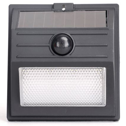 Aigostar - LED Saules gaismas ar sensora LED/3,7V 6500K 500 mAh IP65 melnā krāsā