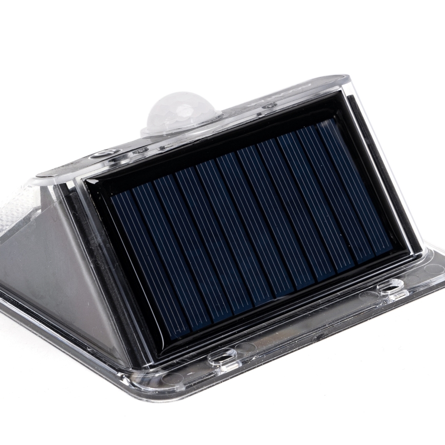 Aigostar - LED Saules gaismas lampa ar sensoru LED/3,7V 6500K 1200 mAh IP65 melna