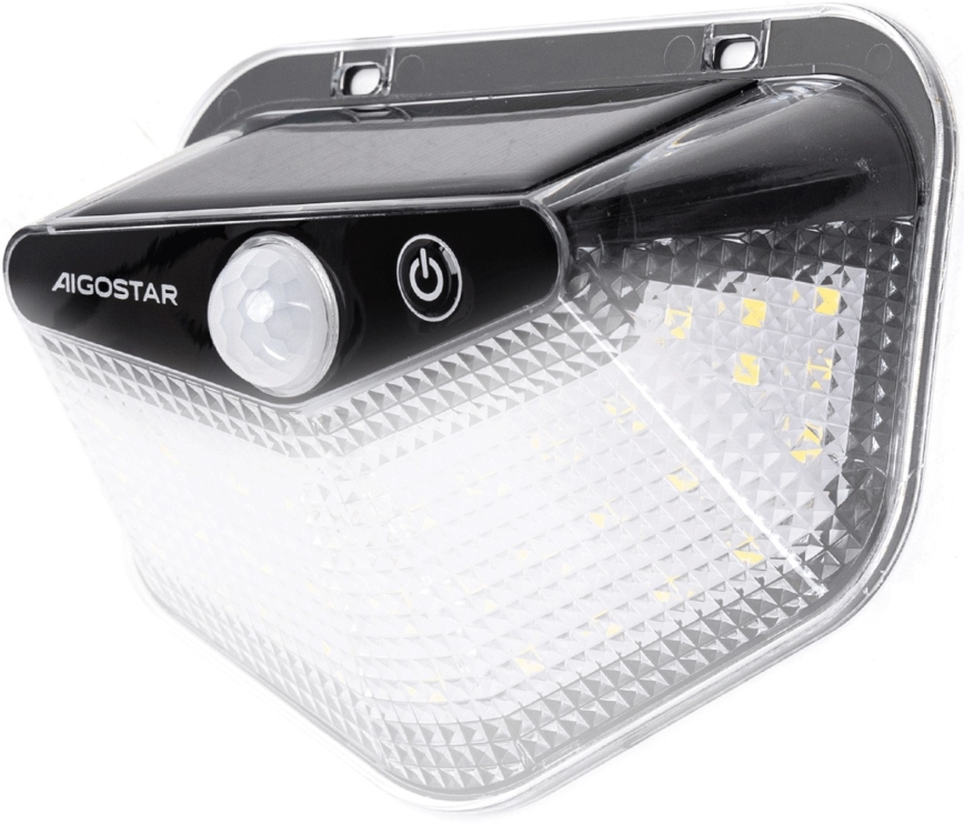Aigostar - LED Saules gaismas lampa ar sensoru LED/3,7V 6500K 500 mAh IP65 melna