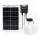 Aigostar - LED Saules gaismeklis 2xLED/35W/12V 6000 mAh 6500K Ø 16,8 cm + tālvadības pults