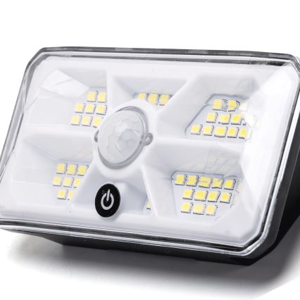 Aigostar - LED saules gaismeklis ar sensoru LED/3,7V 6500K 500 mAh IP65 melns