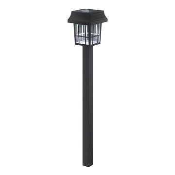 Aigostar - LED saules gaismeklis LED/2V 6500K IP44 40 mAh melns