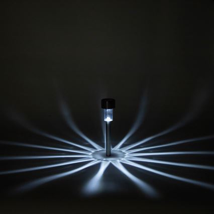Aigostar - LED saules gaismeklis LED/2V IP44 40 mAh matēts hroms
