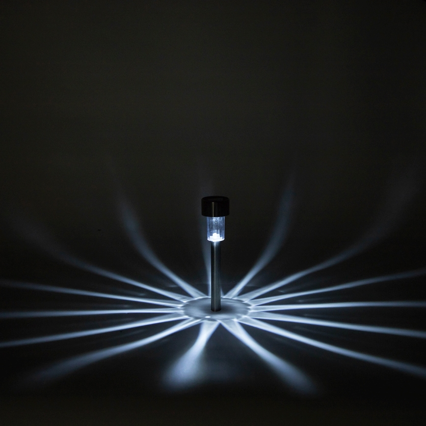 Aigostar - LED saules gaismeklis LED/2V IP44 40 mAh matēts hroms